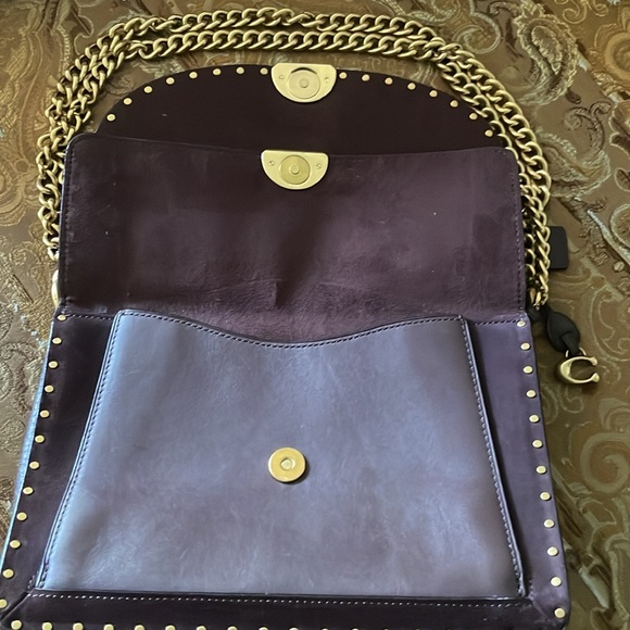 *Like New* Coach Luxe Leather & Suede Shoulder bag w/2 straps - Picture 4 of 11